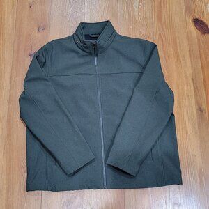 Men's Dockers XXL 2XL Jacket Coat Bomber Gray Zip Closure Lined Pockets